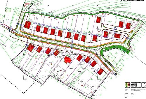 Prprava podkladov pre stavebn povolenie na komunikcie a siete pre 23 rodinnch domov - Modra
