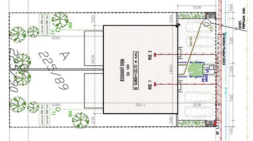 Stavebn povolenie - rodinn dom s 2-bytovmi jednotkami - Hrub Bora